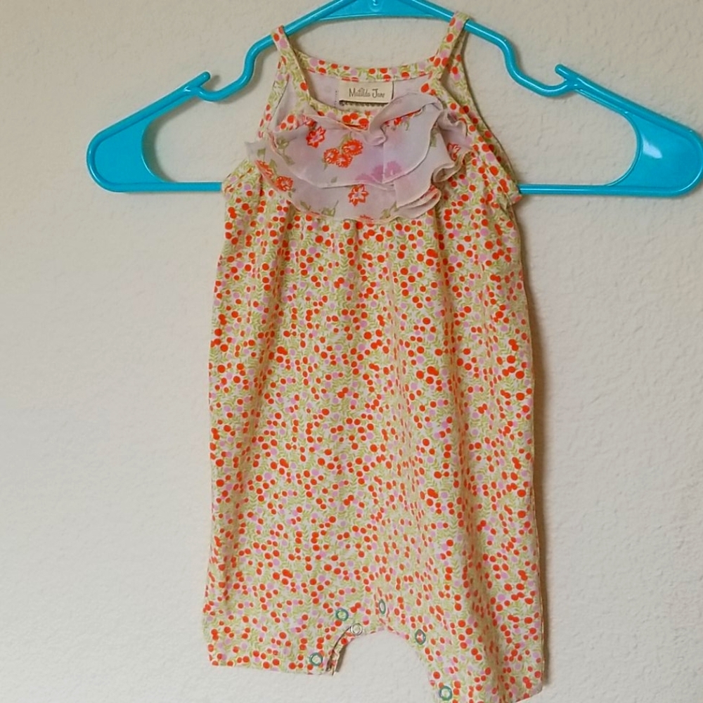 Matilda Jane One Piece Overall jumper Size 3-6m Floral Spring